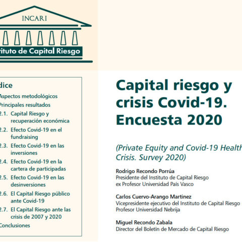 Capital Riesgo y crisis Covid-19. ( Encuesta 2020 – INCARI )